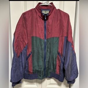 Robert Stock Vintage Silk Track Jacket